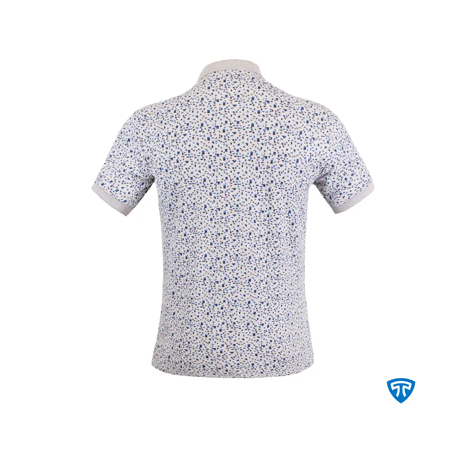 پولوشرت آبی زاویه پشت