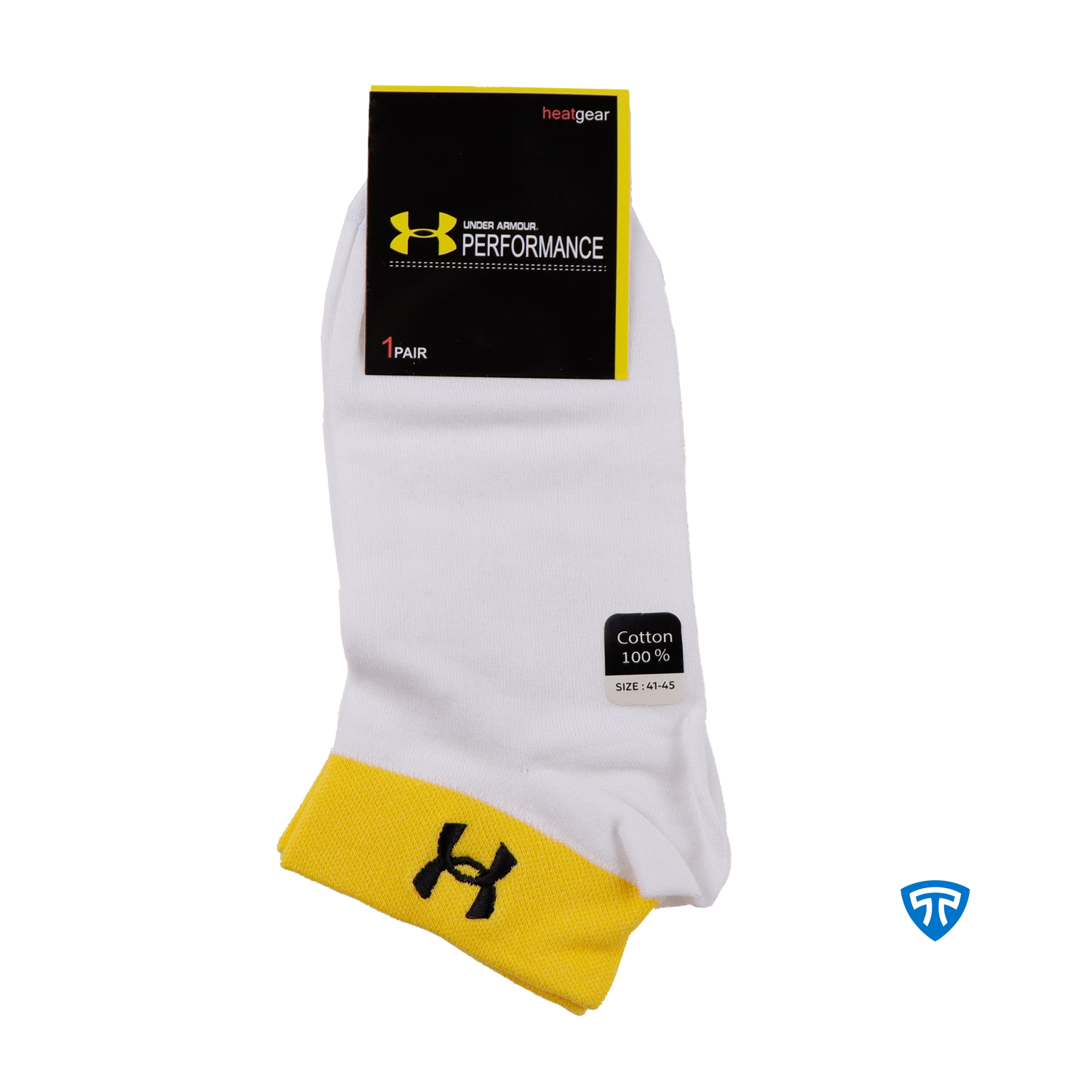 جوراب مچی اسپرت مردانه سفید تاپیک برند under armour