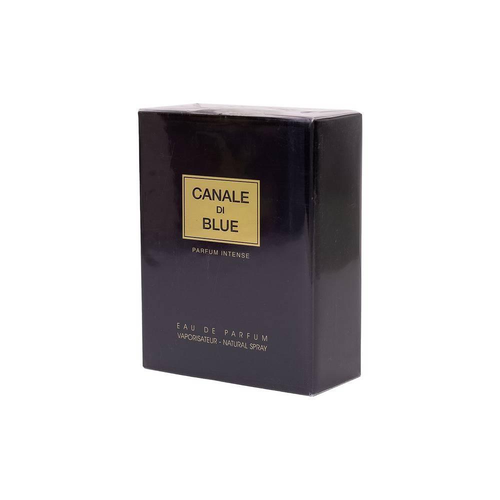 عطر مردانه Canale Di Blue Parfum Intense با رایحهای خنک و آروماتیک، مناسب استفاده روزانه و محل کار. انتخابی اقتصادی با حس عطرهای آبی لوکس. عطر مردانه کاناله دی بلو