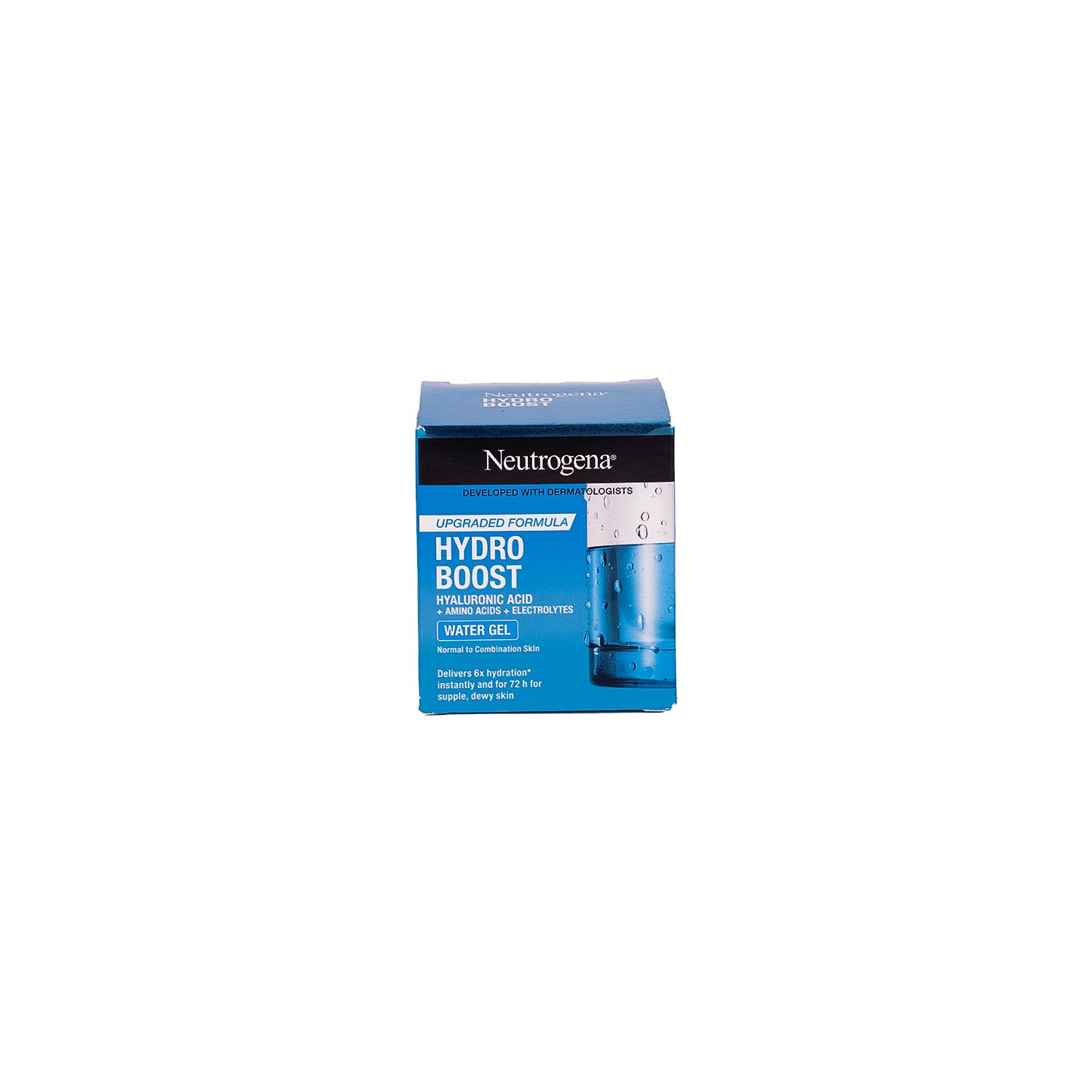 خرید کرم آبرسان Neutrogena Hydro Boost Water Gel با هیالورونیک اسید، بافت ژلی سبک، آبرسانی 72 ساعته و مناسب پوست نرمال تا مختلط آبرسان نوتروژینا هیالورونیک اسید
