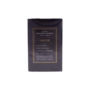 عطر مردانه Fragrance World Prive Series Savior اکستریت د پرفیوم ۷۰ میل با رایحه‌ای گرم، ادویه‌ای و ماندگار. مناسب آقایان شیک‌پوش با پخش بوی بالا و قیمت اقتصادی.