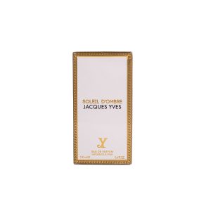 عطر Jacques Yves Soleil D’Ombre ادو پرفیوم ۱۰۰ میل، عطری لوکس با رایحه چوبی–کهربایی و ماندگاری بلندمدت. مناسب آقایان و بانوان شیک‌پوش برای موقعیت‌های رسمی و خاص.