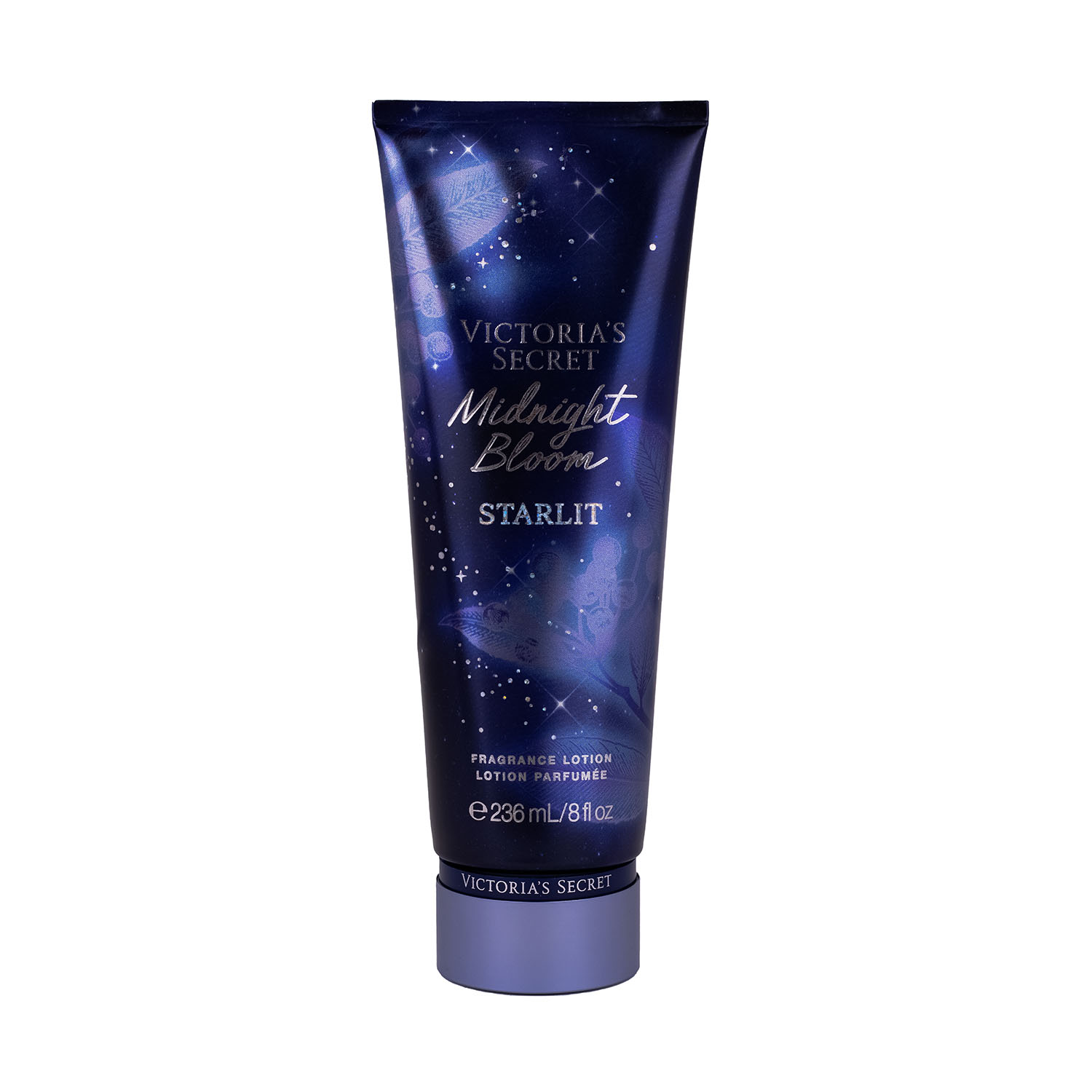 لوسیون خوشبو کننده بدن ویکتوریا سیکرت مدل Midnight Bloom Starlit با حجم ۲۳۶ میلیلیتر رایحه گلی چوبی و حالوهوای شبانه