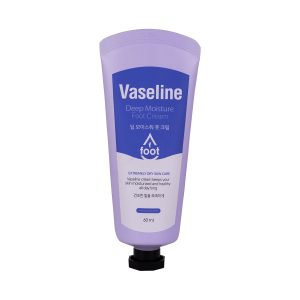 کرم پا وازلین Deep Moisture محصول تخصصی برای پوستهای بسیار خشک و ترکخورده رطوبترسان عمیق، کف پا و پاشنه پا