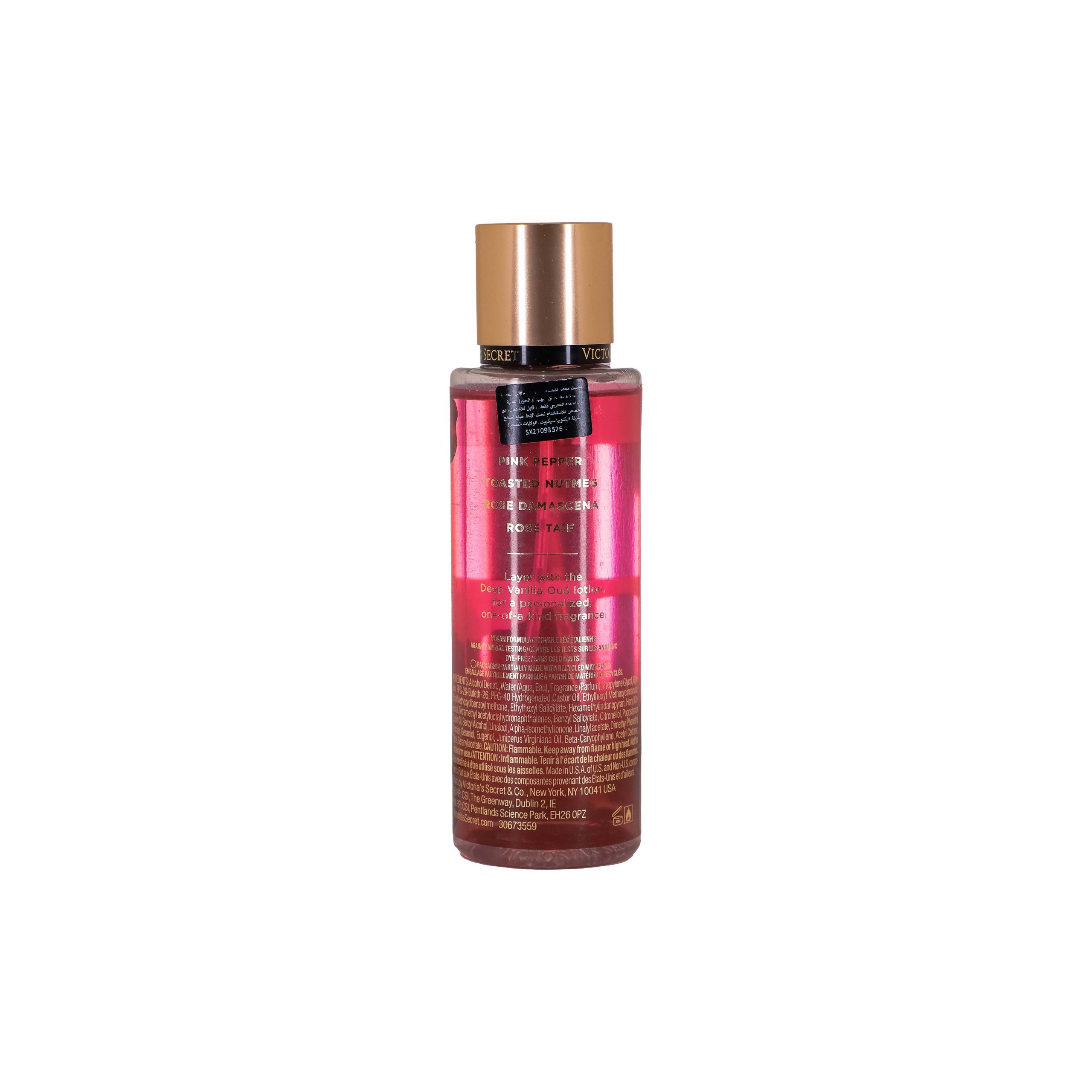 بادی میست لوکس Damask Rose Oud با ترکیبی از رز مخملی و عود دودی. ماندگاری بالا و رایحهای شرقی و خاص. خرید نسخه اصلی از کالکشن عود.