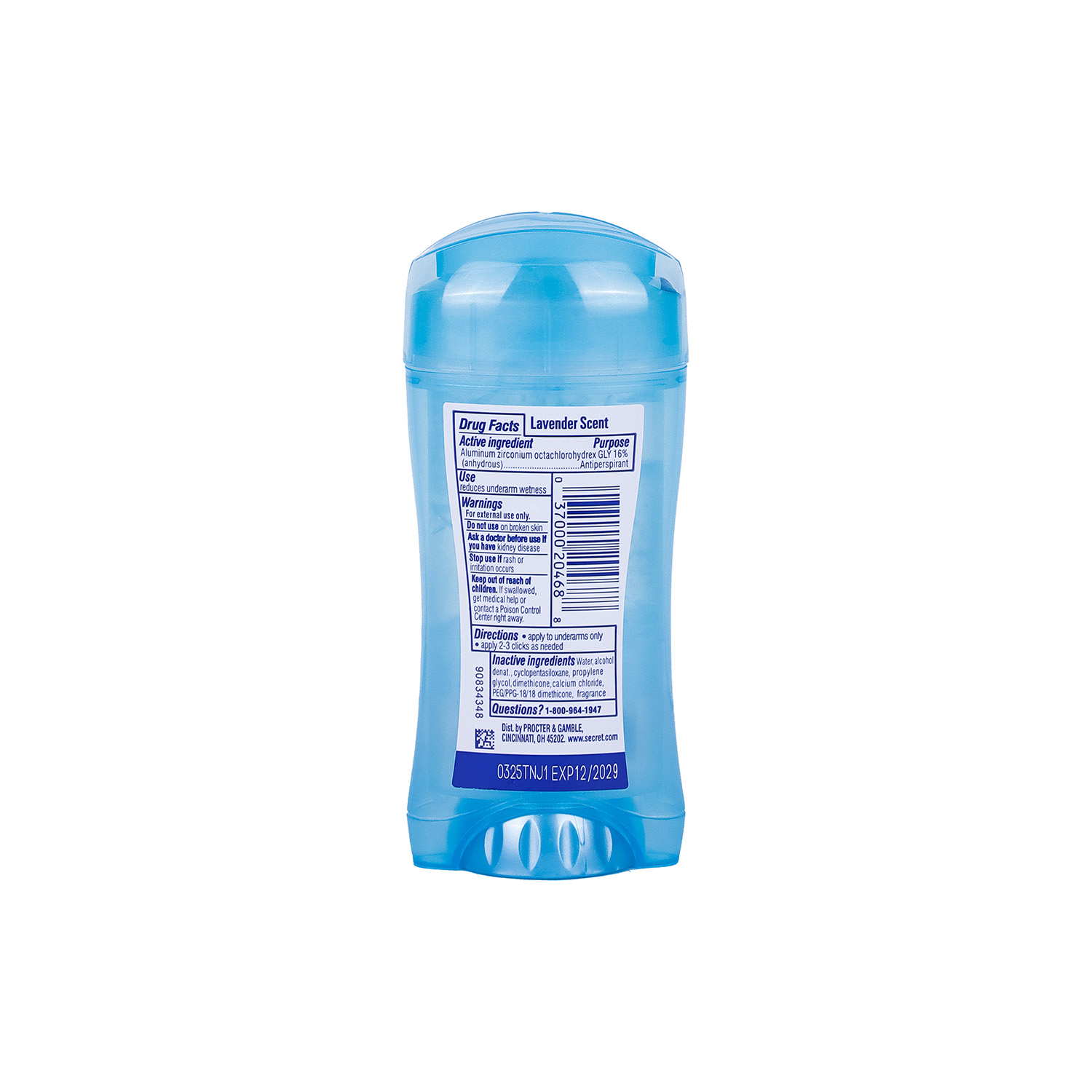 ضدتعریق ژلی شفاف سیکرت Lavender مدل 48 ساعته