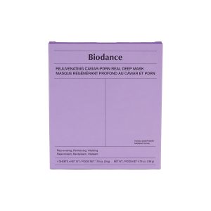 ماسک بایودنس خاویار، ماسک PDRN کرهای، خرید ماسک Biodance Rejuvenating، بهترین ماسک ورقهای جوانساز، ماسک خواب هیدروژلی. ماسک هیدروژلی بایودنس حاوی 58% آب خاویار و PDRN، قویترین ماسک کرهای برای جوانسازی، رفع افتادگی و درخشش فوری پوست. خرید بسته 4 عددی اورجینال.