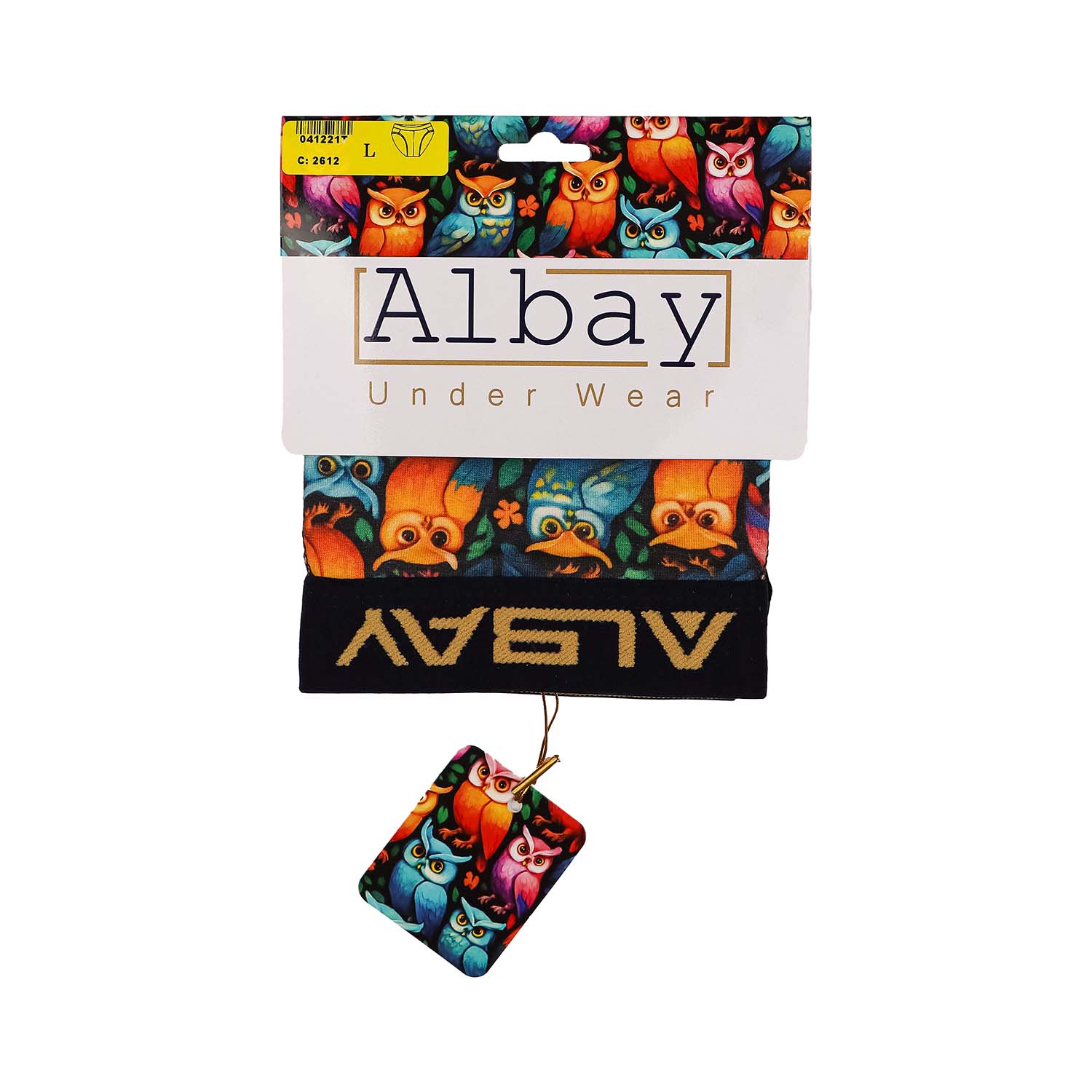 شورت اسلیپ مردانه طرحدار Albay 100% فول پنبه لاکرا 1/40 نرم و لطیف، تنفسپذیر، راحت و مناسب استفاده روزمره