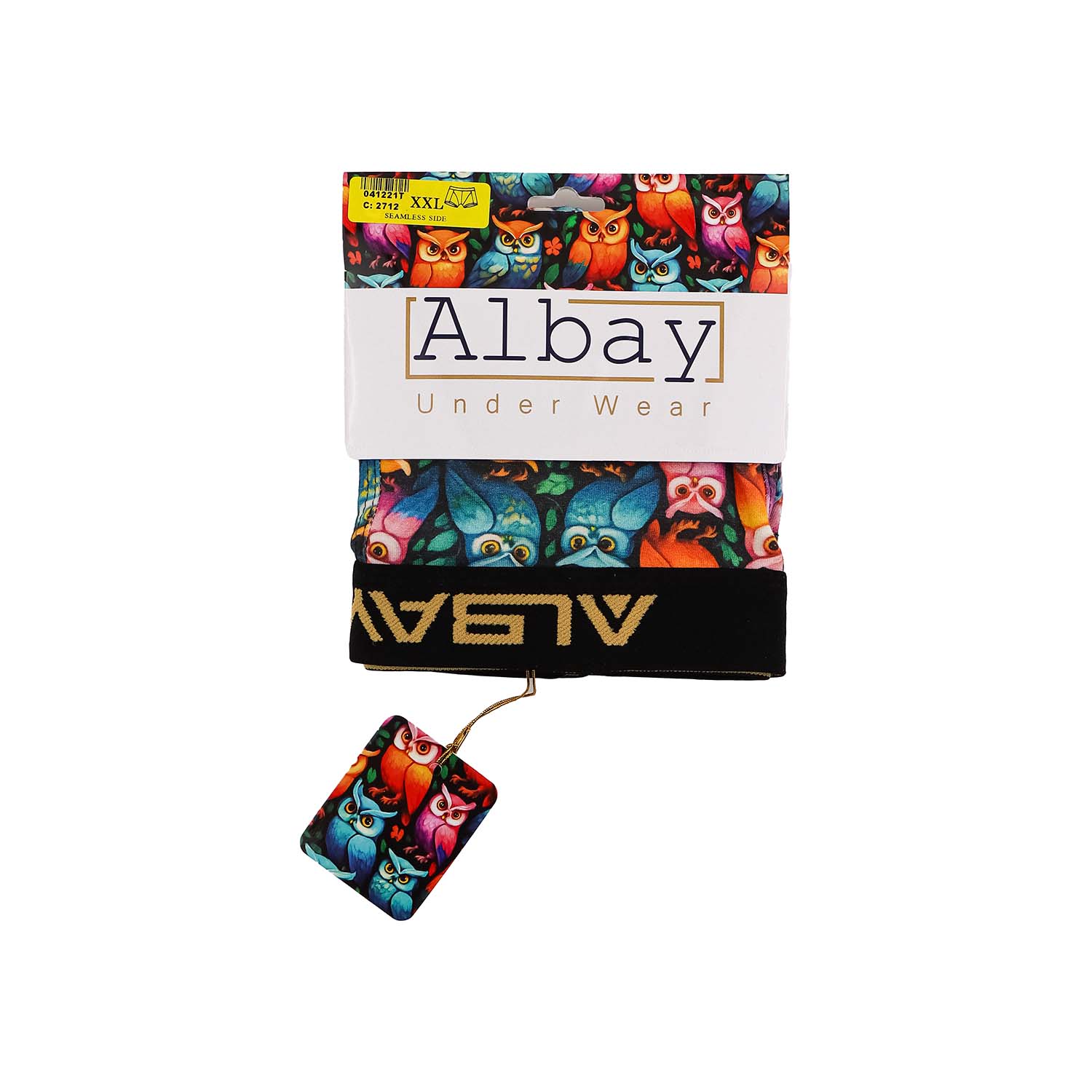 شورت نیم پا مردانه طرحدار Albay 100% فول پنبه لاکرا 1/40 نرم و لطیف، تنفسپذیر، راحت و مناسب استفاده روزمره