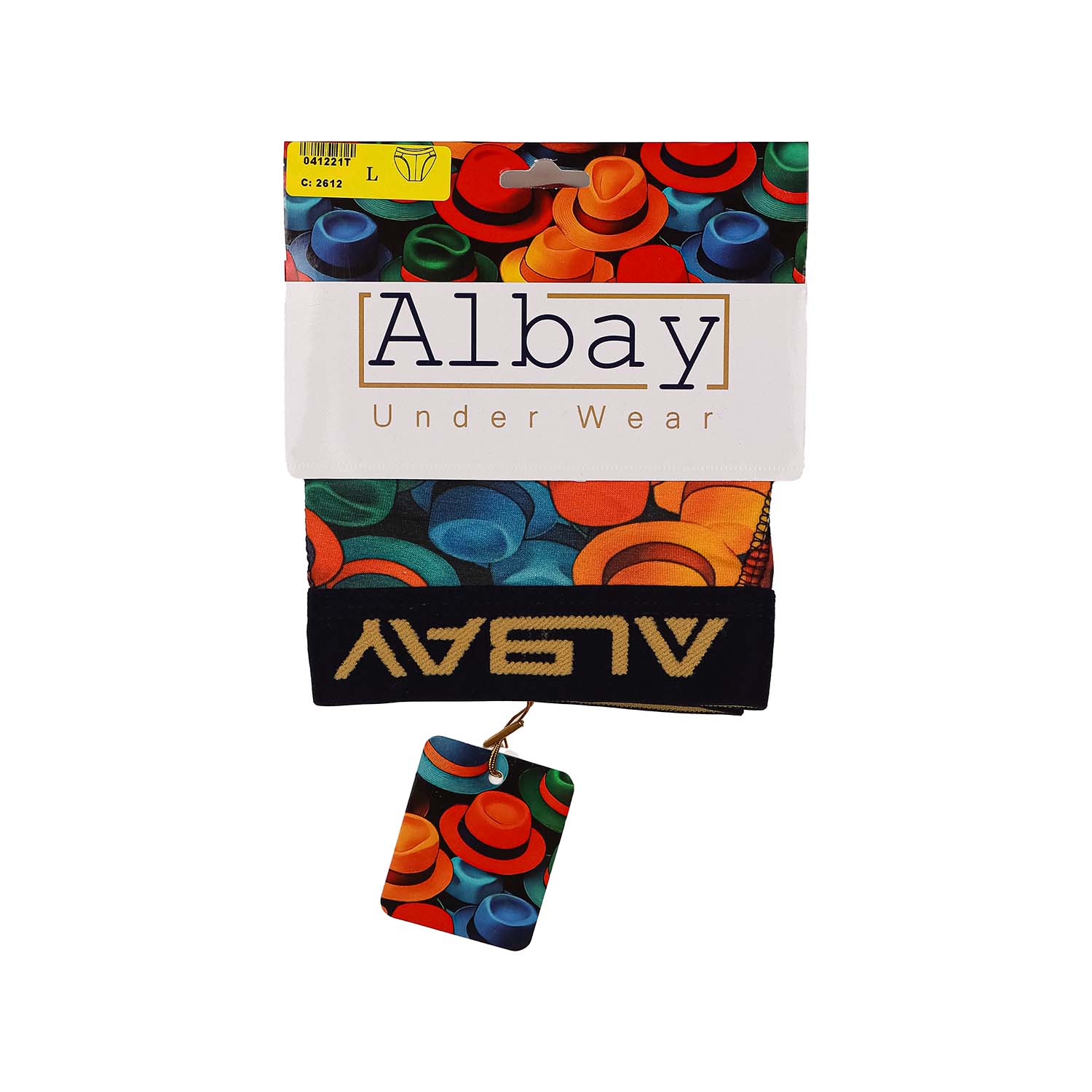 شورت اسلیپ مردانه طرحدار Albay 100% فول پنبه لاکرا 1/40 نرم و لطیف، تنفسپذیر، راحت و مناسب استفاده روزمره