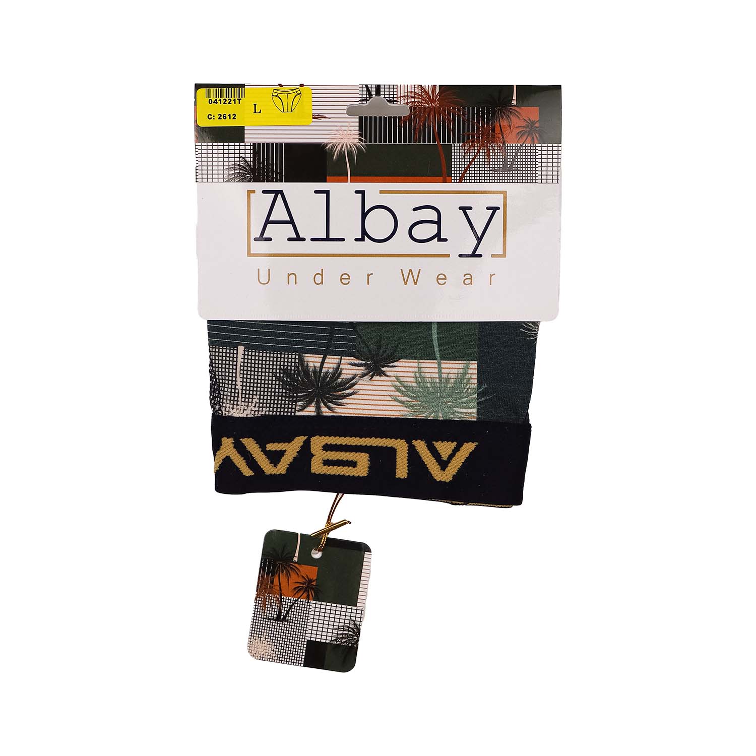 شورت اسلیپ مردانه طرحدار Albay 100% فول پنبه لاکرا 1/40 نرم و لطیف، تنفسپذیر، راحت و مناسب استفاده روزمره