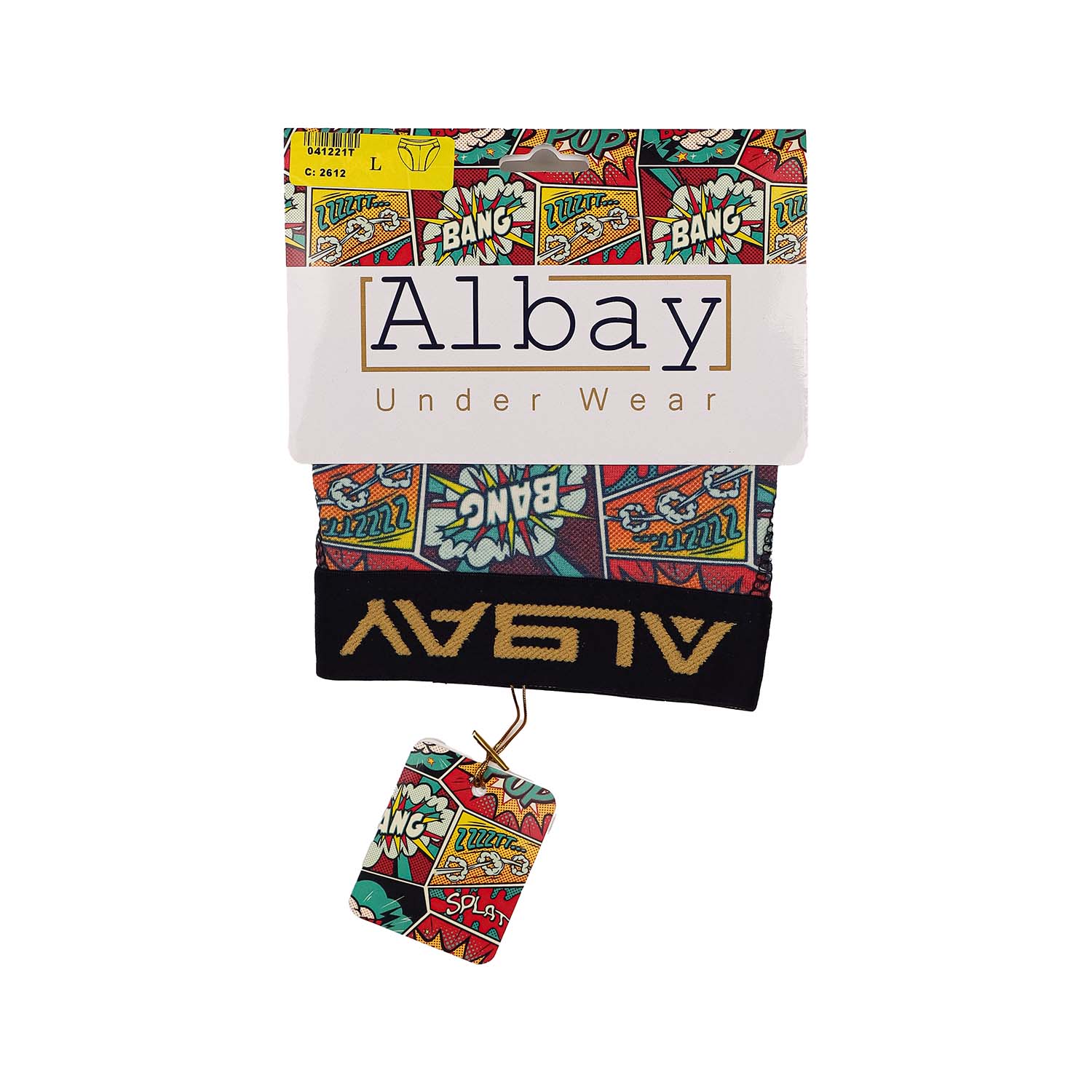 شورت اسلیپ مردانه طرحدار Albay 100% فول پنبه لاکرا 1/40 نرم و لطیف، تنفسپذیر، راحت و مناسب استفاده روزمره