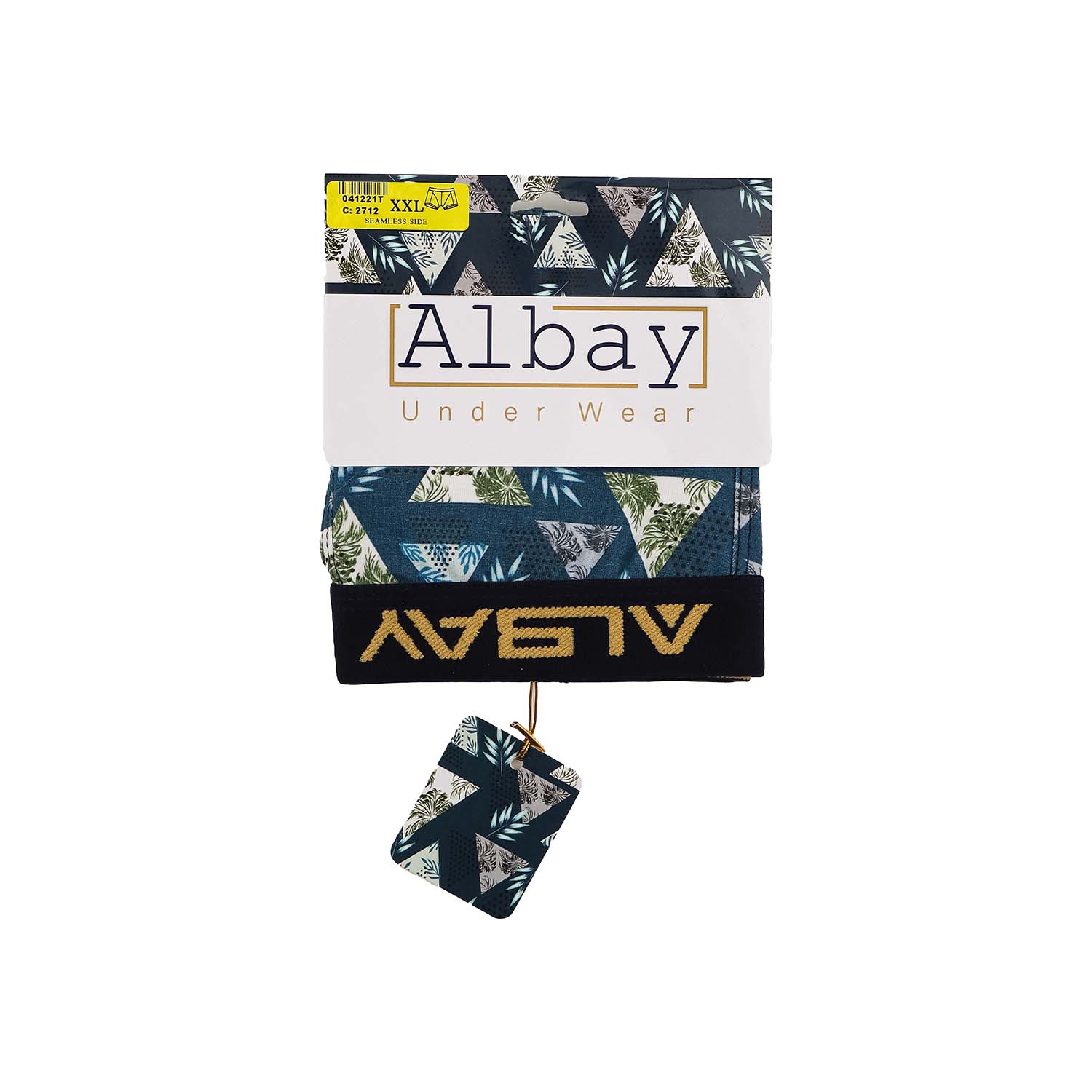شورت نیم پا مردانه طرحدار Albay 100% فول پنبه لاکرا 1/40 نرم و لطیف، تنفسپذیر، راحت و مناسب استفاده روزمره