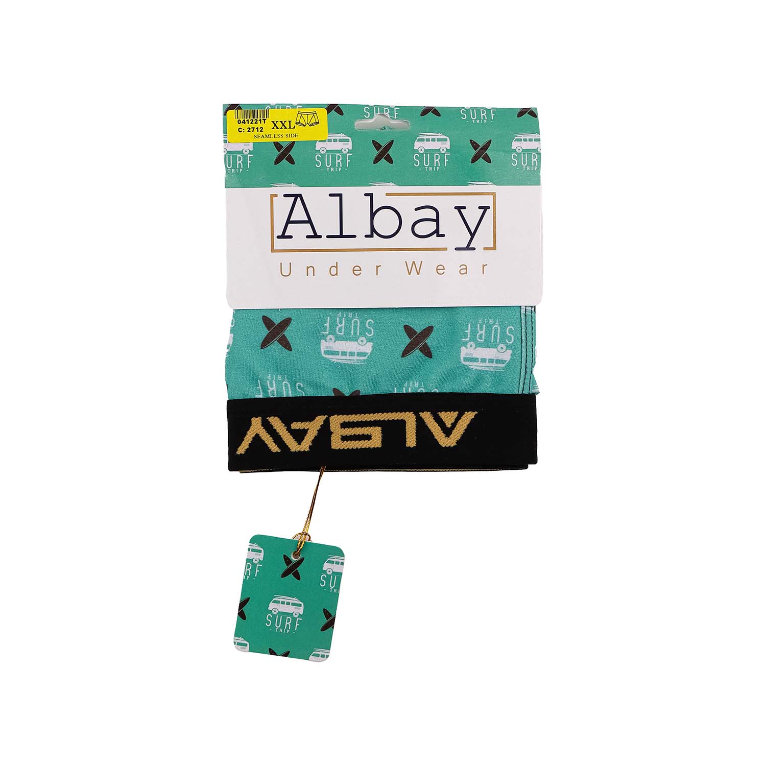 شورت نیم پا مردانه طرحدار Albay 100% فول پنبه لاکرا 1/40 نرم و لطیف، تنفسپذیر، راحت و مناسب استفاده روزمره