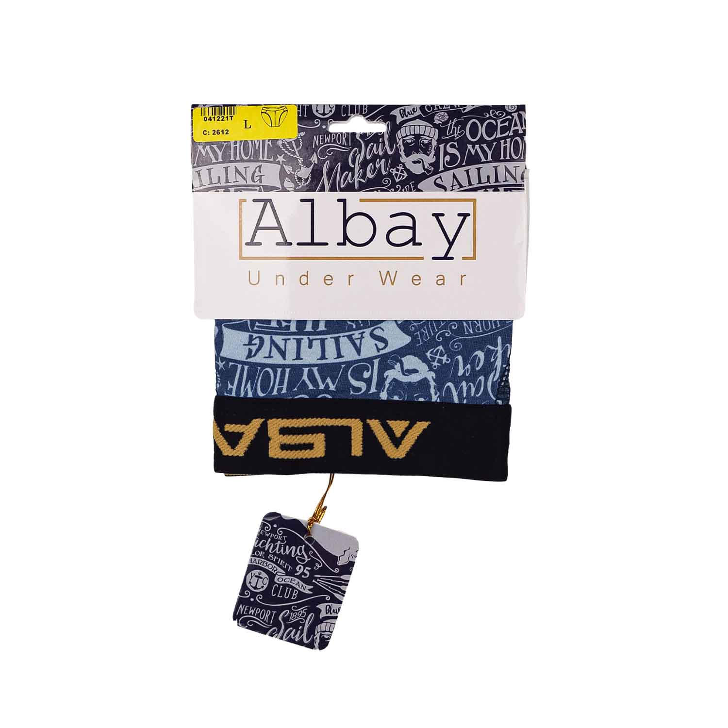 شورت اسلیپ مردانه طرحدار Albay 100% فول پنبه لاکرا 1/40 نرم و لطیف، تنفسپذیر، راحت و مناسب استفاده روزمره