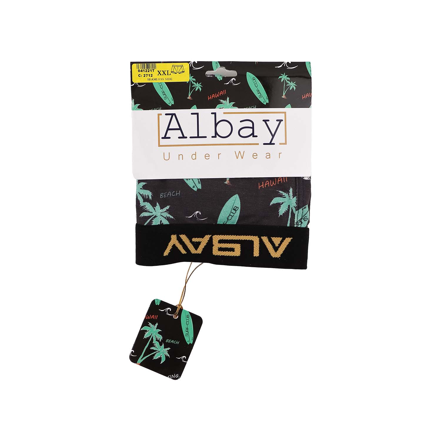 شورت نیم پا مردانه طرحدار Albay 100% فول پنبه لاکرا 1/40 نرم و لطیف، تنفسپذیر، راحت و مناسب استفاده روزمره