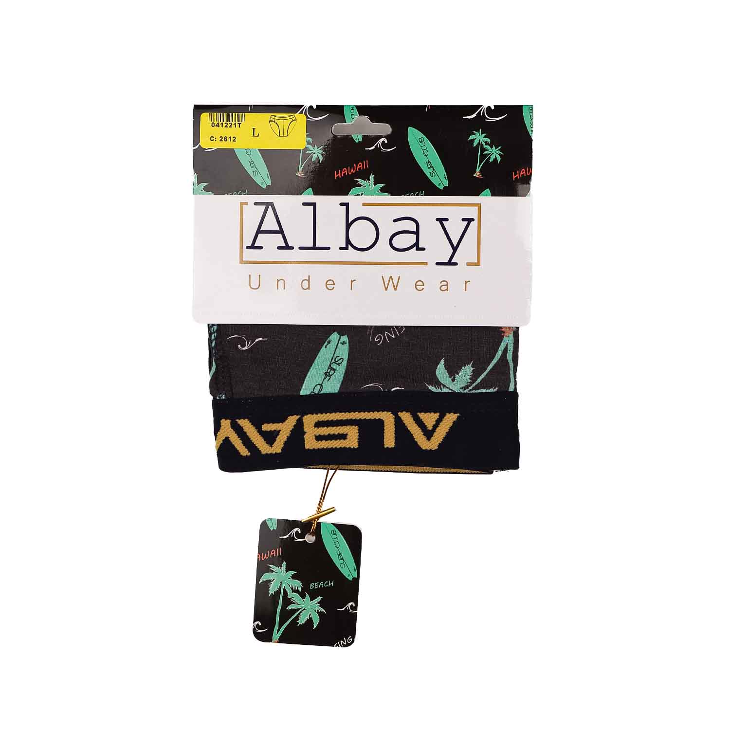 شورت اسلیپ مردانه طرحدار Albay 100% فول پنبه لاکرا 1/40 نرم و لطیف، تنفسپذیر، راحت و مناسب استفاده روزمره