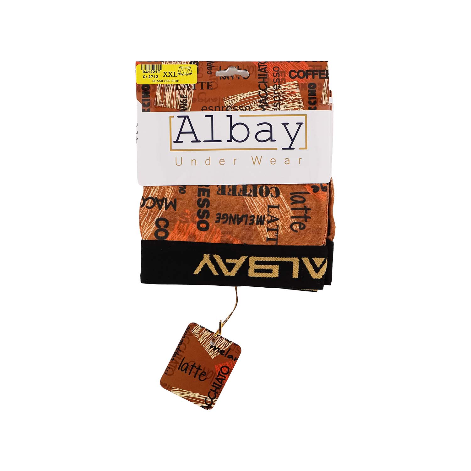 شورت نیم پا مردانه طرحدار Albay 100% فول پنبه لاکرا 1/40 نرم و لطیف، تنفسپذیر، راحت و مناسب استفاده روزمره