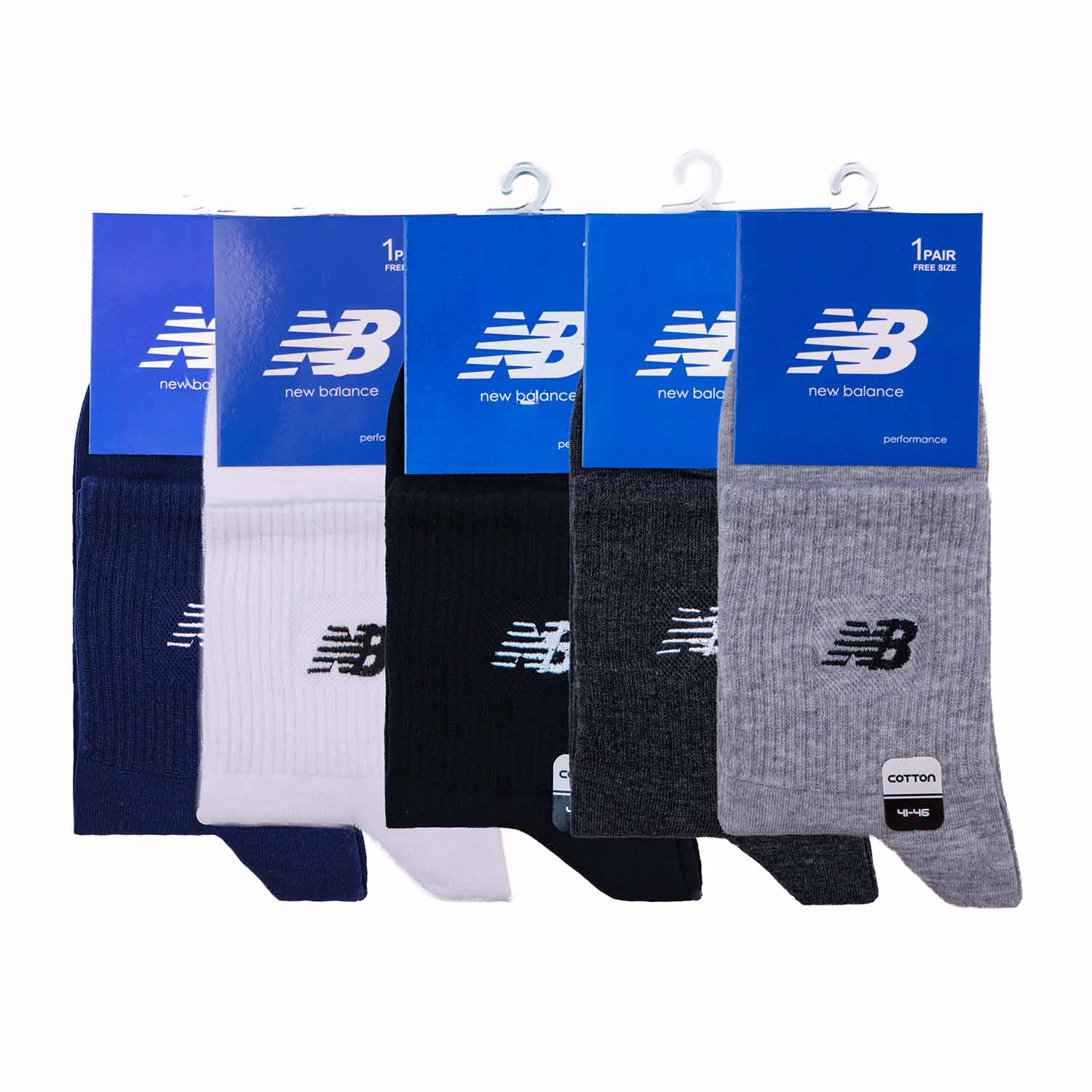 جوراب نیم ساق اسپرت مردانه تاپیک برند NEW BALANCE