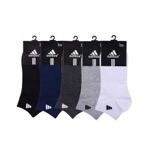 جوراب مچی اسپرت مردانه 5 عددی تاپیک برند ADIDAS